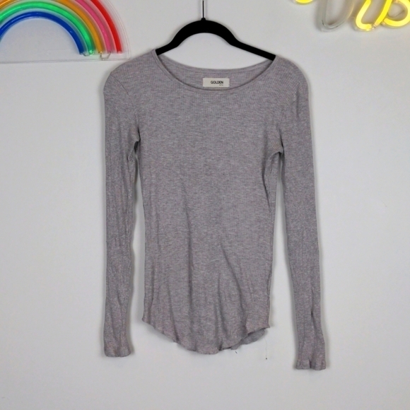 Aritzia Tops - Aritzia Golden by TNA ribbed long sleeve